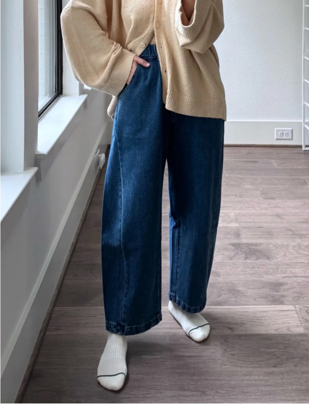 Le Bon Shoppe Arc Pants in blue denim